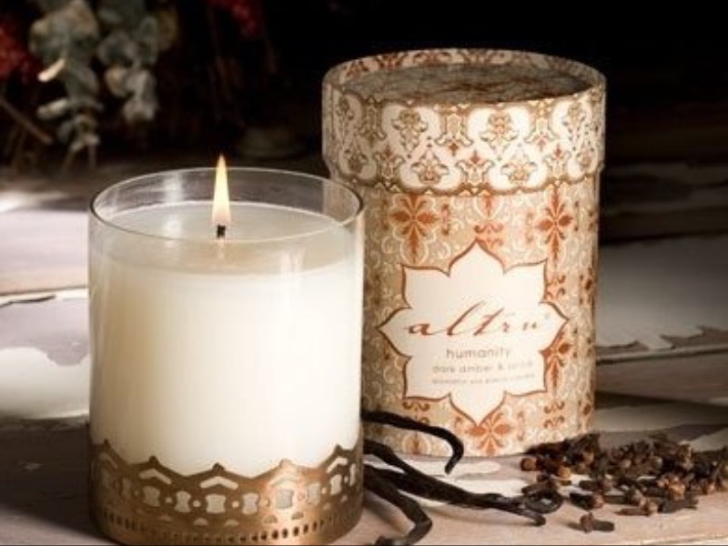Asian Aura Sandalwood Scented Pillar Candle Gift Set (Pack of 4) - Asian  Aura