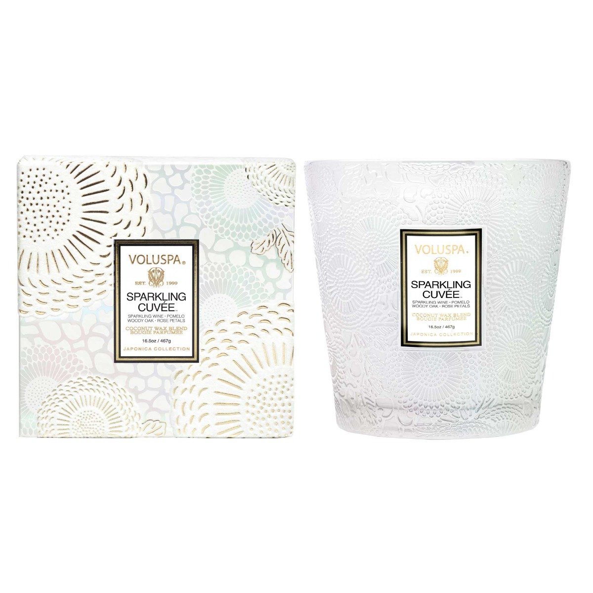 Sparkling Cuvée 2 Wick Hearth Candle