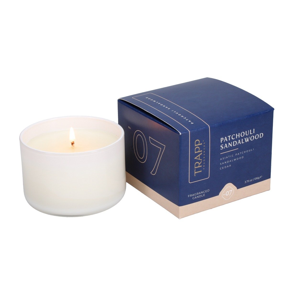 Patchouli Sandalwood #7 Small Candle