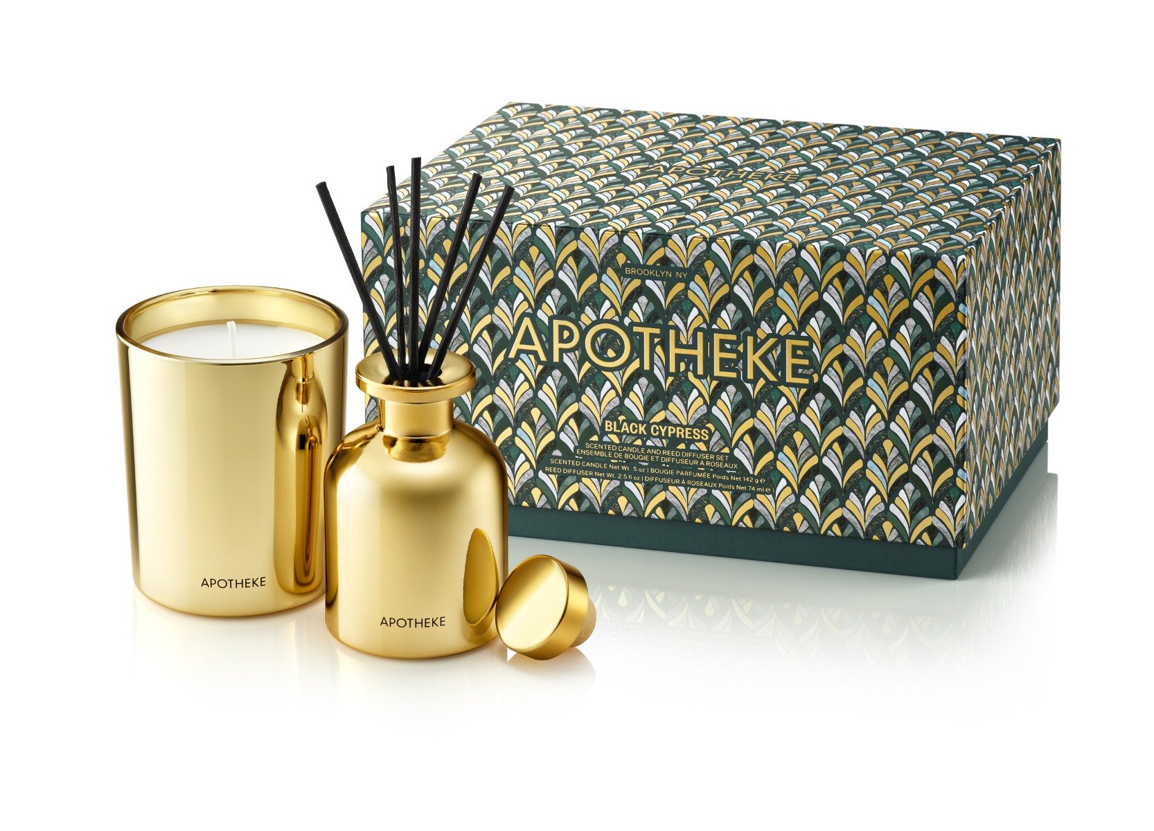 Black Cypress Mini Candle & Reed Diffuser Duo