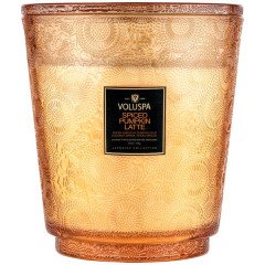 Voluspa Spiced Pumpkin Latte 5 Wick Hearth Candle