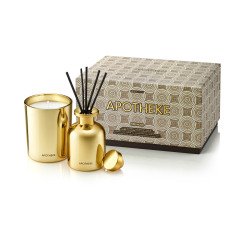 Apotheke - Firewood Mini Scented Candle & Reed Diffuser Duo