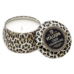 Voluspa Crisp Champagne Mini Tin Candle