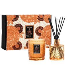 Voluspa - Spiced Pumpkin Latte Demi Candle & Diffuser Duo