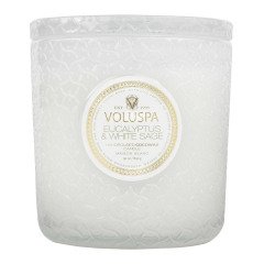 Voluspa Eucalyptus & White Sage Luxe Candle