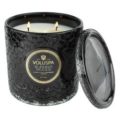 Voluspa Burning Woods Luxe Candle