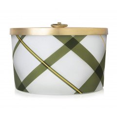 Thymes - Frasier Fir Frosted Plaid 3 Wick Candle