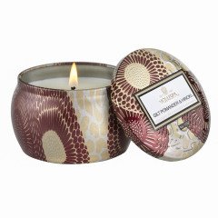 Voluspa Gilt Pomander & Hinoki Mini Tin Candle