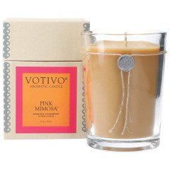 Votivo Large Pink Mimosa Candle