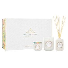 Voluspa Roses Macaron 3 Candle Gift Set
