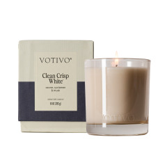 Votivo - Clean Crisp White Signature 10oz Candle