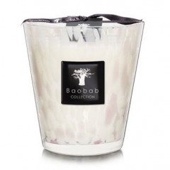 Baobab White Pearls Max16 Candle