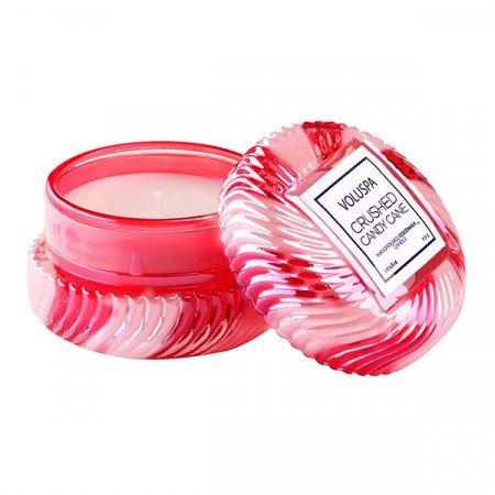 Voluspa Crushed Candy Cane Macaron Candle Candle Delirium