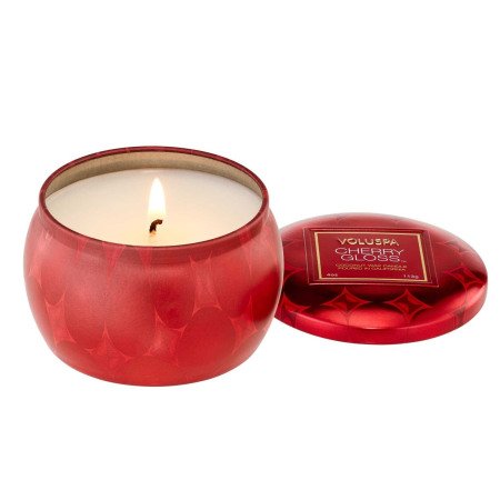 Cherry Hearts 3-Wick Candle Holder