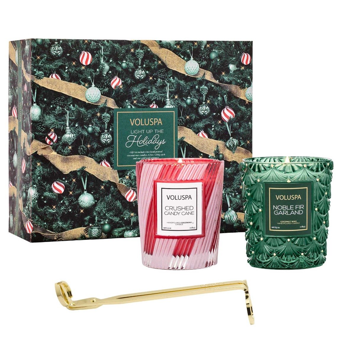  Light Up The Holidays Classic Candle Duo Set