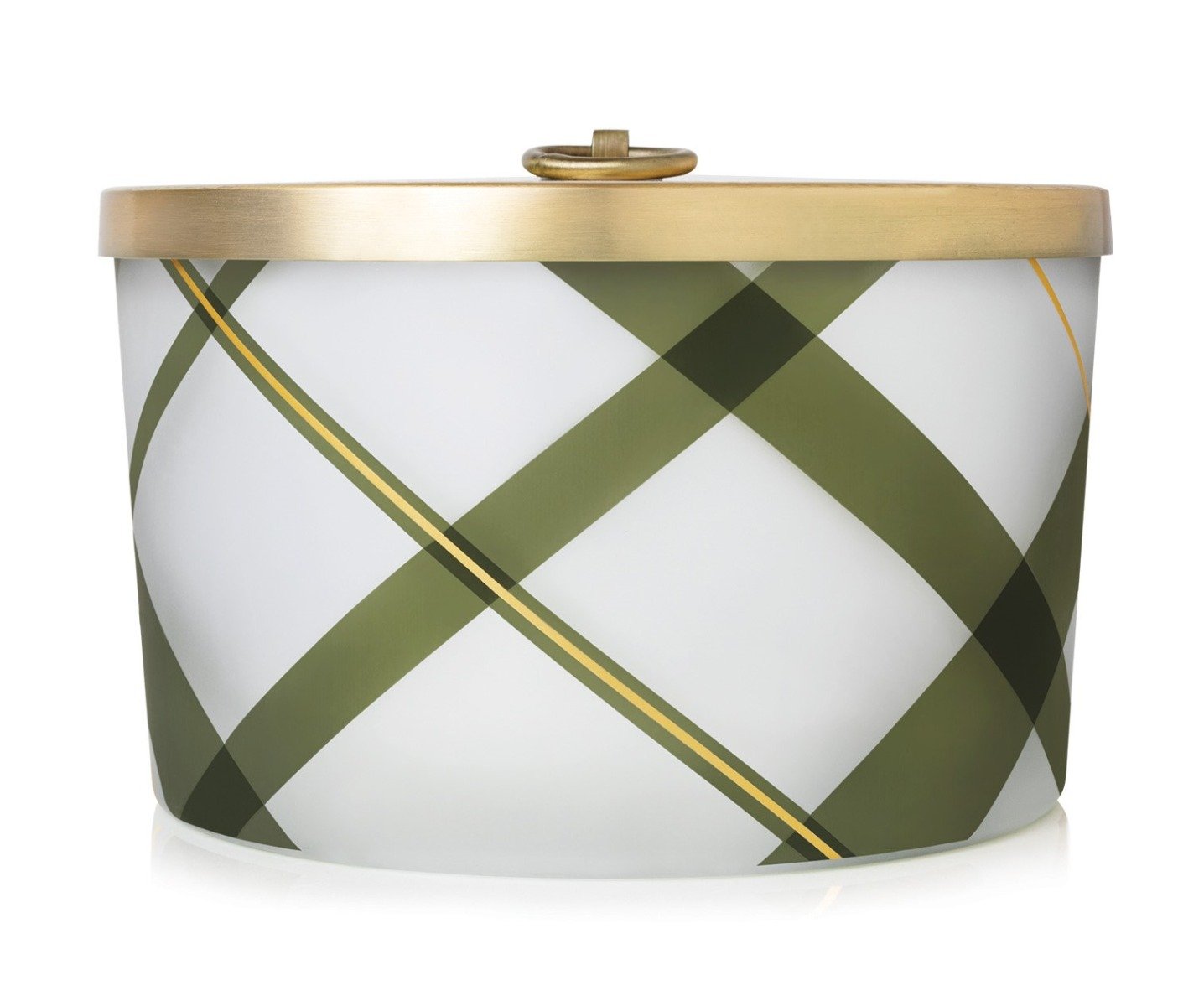 Frasier Fir Frosted Plaid 3 Wick Candle