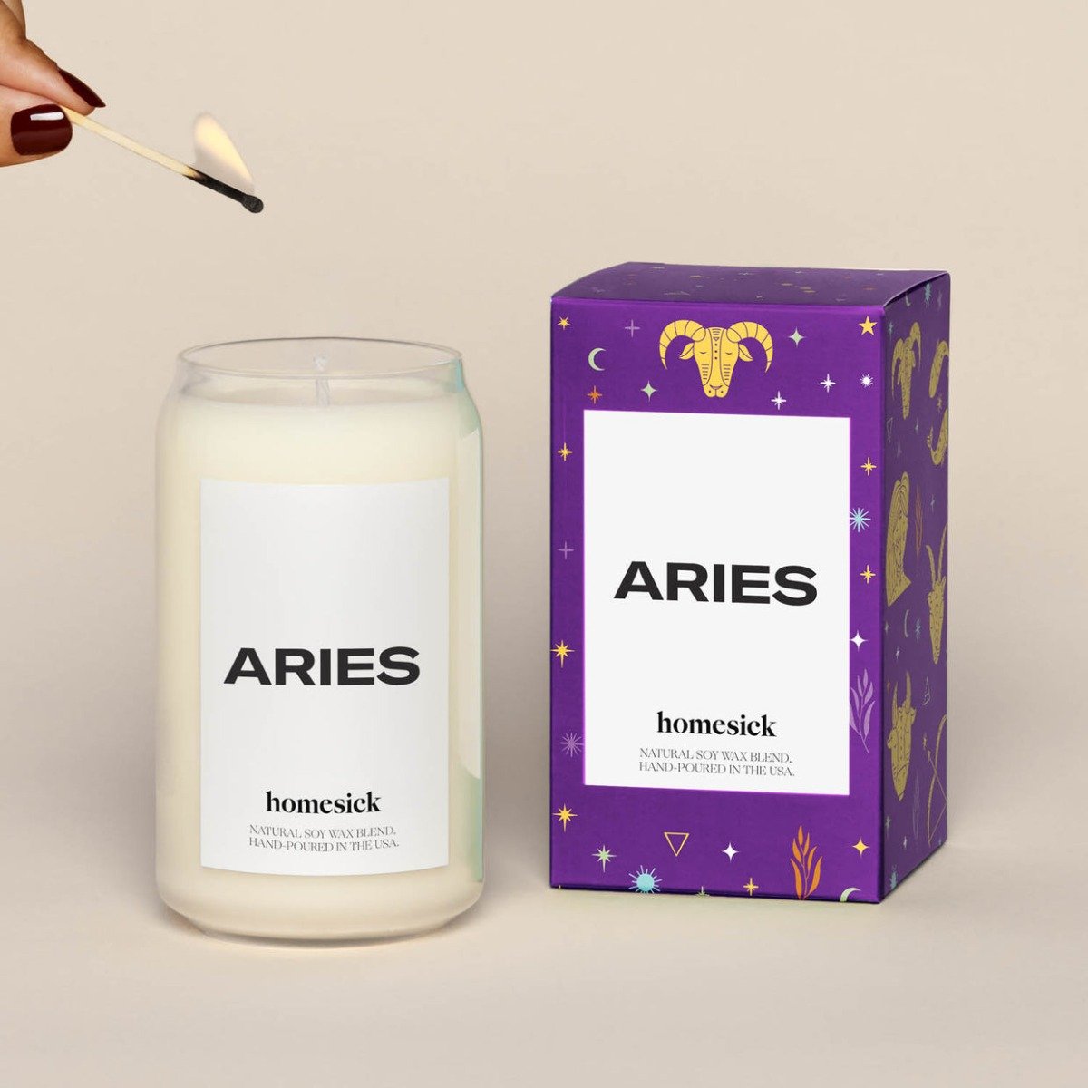 Aries Candle