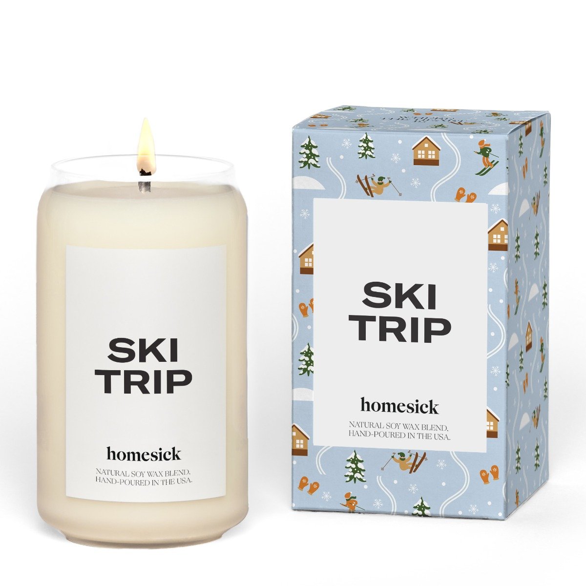 Ski Trip Candle