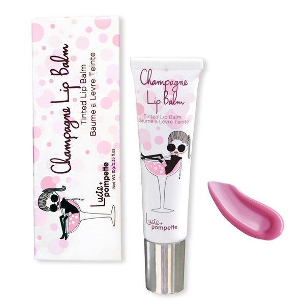 Flirtini (Natural Rose) Champagne Lip Balm 