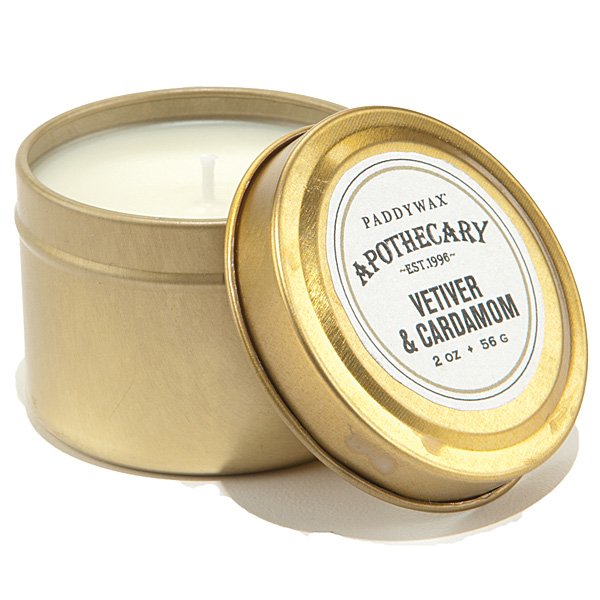 Vetiver & Cardamom Travel Tin Candle