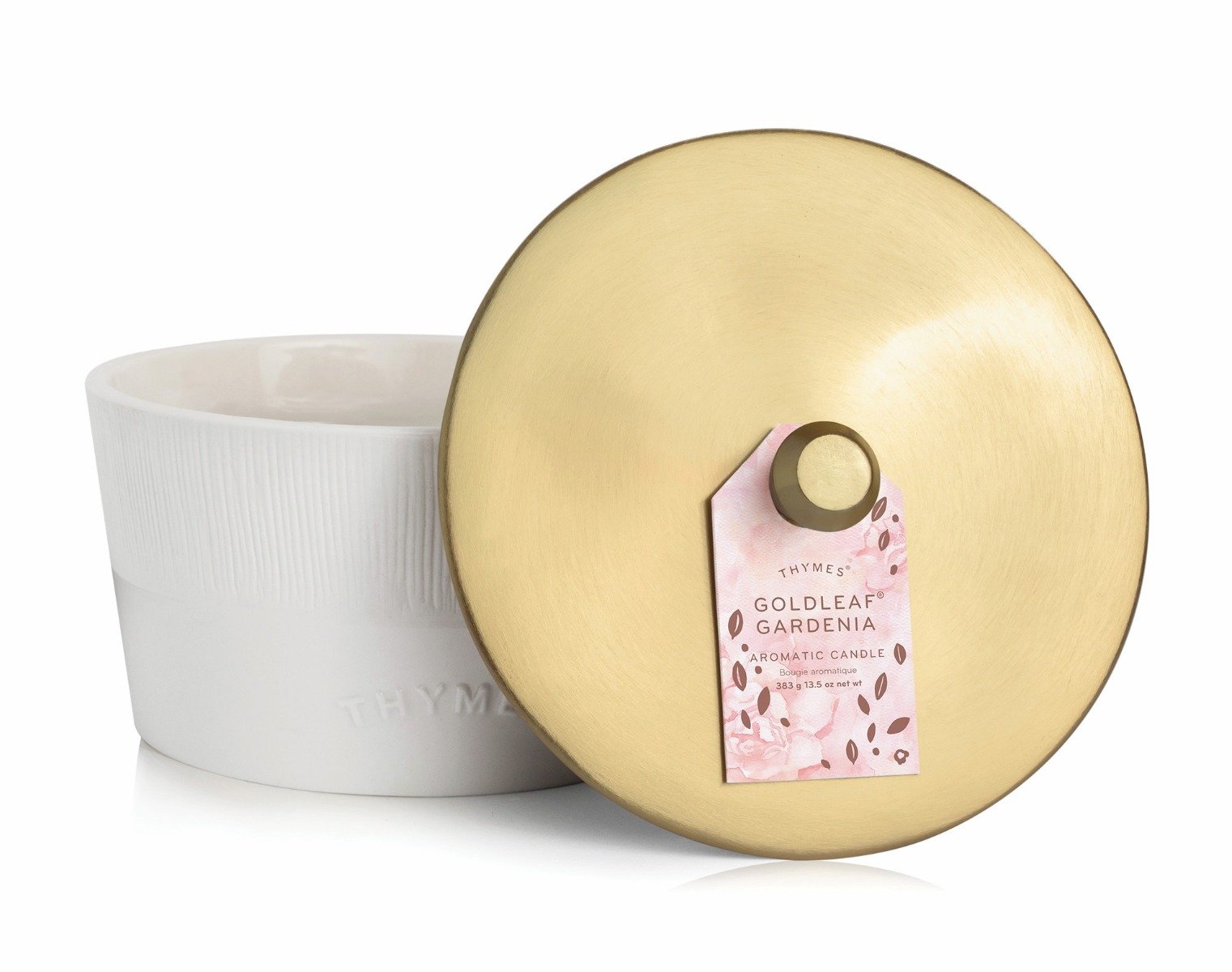 Goldleaf Gardenia 3 Wick Statement Candle