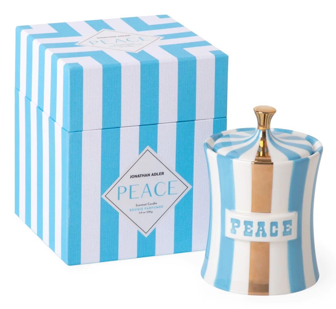 Jonathan Adler - Vice Gilded Peace Candle | Candle Delirium