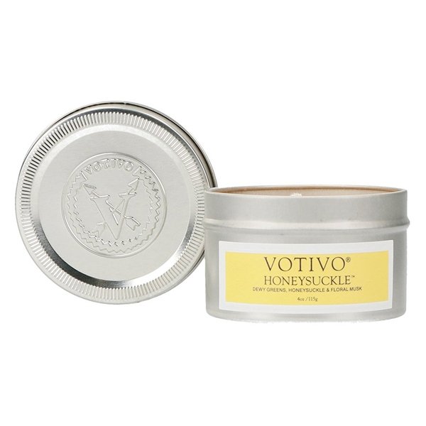 Honeysuckle Travel Tin Candle