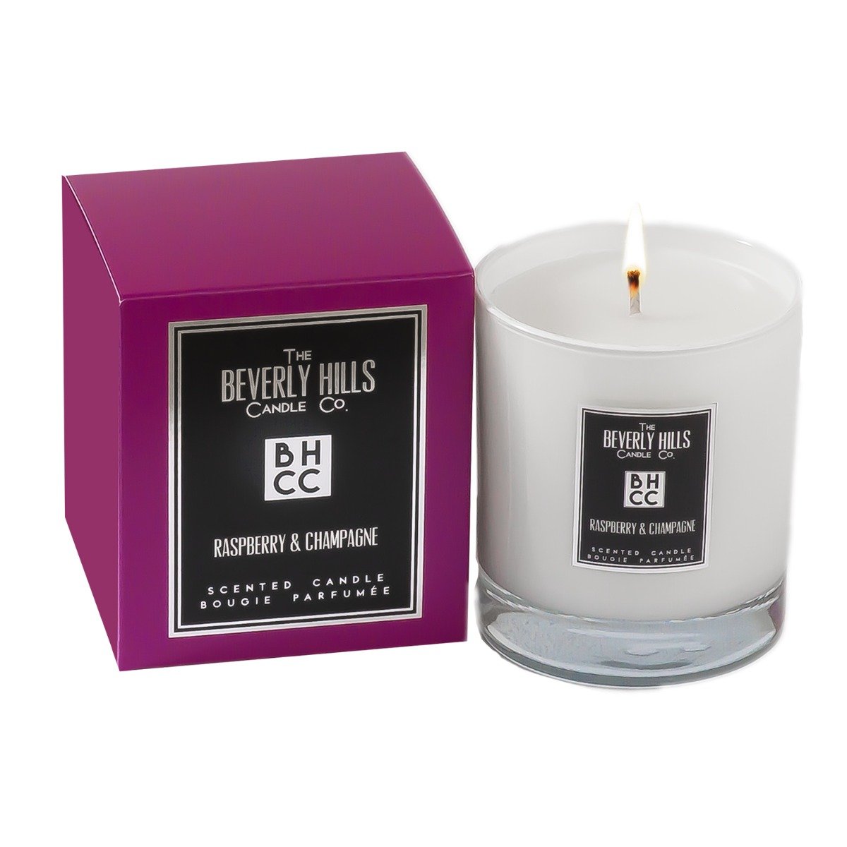 Raspberry & Champagne Candle