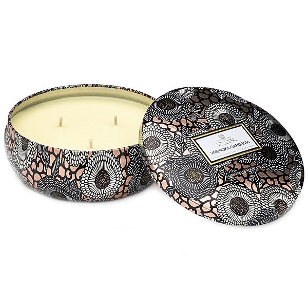 Yashioka Gardenia 3 Wick Tin Candle