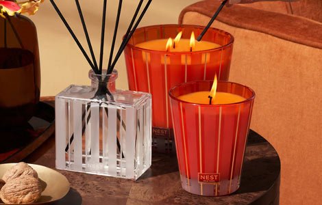 Fall Candles: Sandalwood & Pumpkin Scents